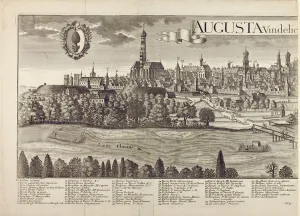 Panoramic view of Augsburg (etching) (see also 273945) Panoramic view of Augsburg (etching) (see also 273945)