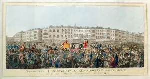 Panoramic View. Her Majesty Queen Caroline Going in State to St Panoramic View. Her Majesty Queen Caroline Going in State to St