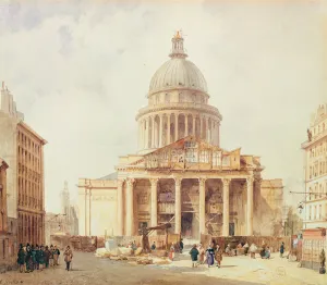 The Pantheon in 1835 (w/c on paper) The Pantheon in 1835 (w/c on paper)