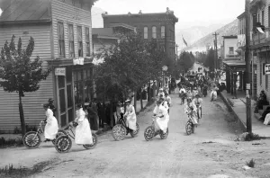 Parade, Georgetown, Colorado, 1897 (b/w photo) Parade, Georgetown, Colorado, 1897 (b/w photo)