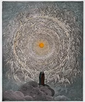 Rose Gallery: Paradiso, Canto 31 : The saintly throng form a rose in the empyrean (rose celeste)