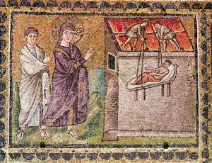The Paralytic of Capharnaum is Lowered from the Roof, Scenes from the Life of Christ The Paralytic of Capharnaum is Lowered from the Roof, Scenes from the Life of Christ