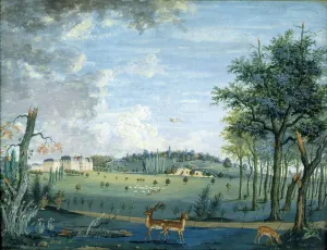Parc du Raincy, the Chateau and the Rocks, c.1754-93 (gouache on paper) Parc du Raincy, the Chateau and the Rocks, c.1754-93 (gouache on paper)
