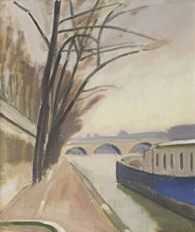 City Scape Gallery: Paris, banks of the Seine, c.1920-30 (oil on canvas)