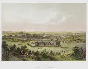 Paris En 1620, Vue generale prise de la Butte Chaumont, (d' Paris En 1620, Vue generale prise de la Butte Chaumont, (d'
