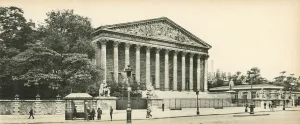Paris, Le Palais-Bourbon, Chambre des Deputes, Bourbon-Palace Paris, Le Palais-Bourbon, Chambre des Deputes, Bourbon-Palace
