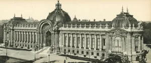 Paris, Le Petit Palais des Champs-Elysees, The Little Palace of Champs-Elysees (b/w photo Paris, Le Petit Palais des Champs-Elysees, The Little Palace of Champs-Elysees (b/w photo