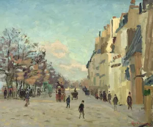 Paris, Quai de Bercy, Snow Effect, c.1873-74 (oil on canvas) Paris, Quai de Bercy, Snow Effect, c.1873-74 (oil on canvas)