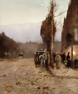 Paris at Twilight, 1887 (oil on canvas) Paris at Twilight, 1887 (oil on canvas)