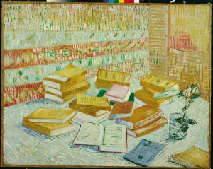 The Parisian Novels (The Yellow Books), 1887 (oil on canvas) The Parisian Novels (The Yellow Books), 1887 (oil on canvas)