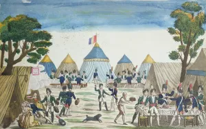 Party given to the Russian Grenadiers by the Grenadiers of the Grande Armee, 30 June 1807 Party given to the Russian Grenadiers by the Grenadiers of the Grande Armee, 30 June 1807