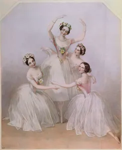 The Pas de Quatre': Carlotta Grisi (1819-99) Marie Taglioni (1804-84 The Pas de Quatre': Carlotta Grisi (1819-99) Marie Taglioni (1804-84