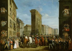 Passage of Allied Sovereigns in Front of the Porte Saint-Denis, 31st March 1814 Passage of Allied Sovereigns in Front of the Porte Saint-Denis, 31st March 1814