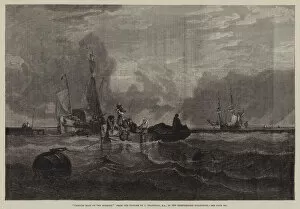 Buoys Gallery: Passage Boat on the Scheldt (engraving)