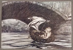 He passed under the bridge and came within full sight of the delectable Gardens He passed under the bridge and came within full sight of the delectable Gardens