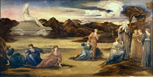 The Passing of Venus, c.1875 (oil on panel)