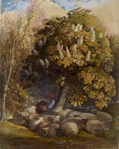 Pastoral with a Horse Chestnut Tree, c.1830-31 (watercolour and bodycolour) Pastoral with a Horse Chestnut Tree, c.1830-31 (watercolour and bodycolour)
