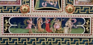 Pastoral scene, from the ceiling, 1503-08 (fresco) Pastoral scene, from the ceiling, 1503-08 (fresco)