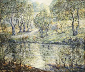 Path to the River, (oil on board laid on masonite) Path to the River, (oil on board laid on masonite)