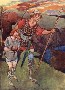 Patrick was among several youths that he carried away as prisoners (colour litho) Patrick was among several youths that he carried away as prisoners (colour litho)