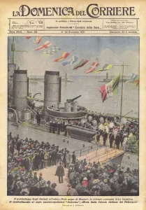 Gangplank Gallery: The patriotism of Italians abroad (colour litho)