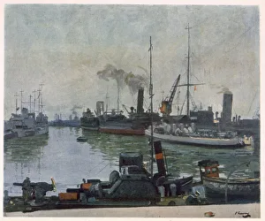 Patrol Boats, from British Artists at the Front, Continuation of The Western Front Patrol Boats, from British Artists at the Front, Continuation of The Western Front