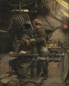 Un Patron or The lesson of the Apprentice, 1888 (oil on canvas) Un Patron or The lesson of the Apprentice, 1888 (oil on canvas)