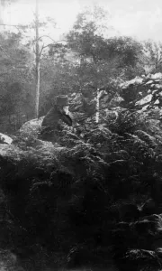 Paul Cezanne in the Barbizon, 1894 (b/w photo) Paul Cezanne in the Barbizon, 1894 (b/w photo)