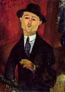 Paul Guillaume (1893-1934) Novo Pilota, 1915 (oil on cardboard) Paul Guillaume (1893-1934) Novo Pilota, 1915 (oil on cardboard)