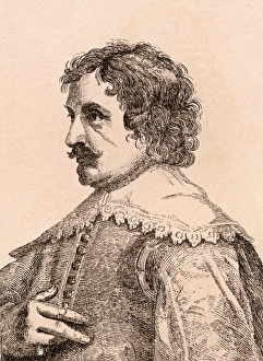 Paulus Pontius, illustration from 75 Portraits Of Celebrated Painters From Authentic Paulus Pontius, illustration from 75 Portraits Of Celebrated Painters From Authentic