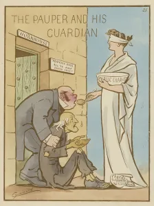 The Pauper and His Guardian (colour litho) The Pauper and His Guardian (colour litho)