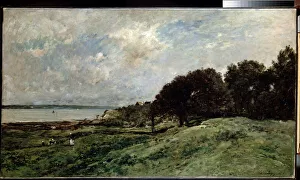 'Paysage marin pres de Villerville dans le Calvados' (The Seashore near Villerville) 'Paysage marin pres de Villerville dans le Calvados' (The Seashore near Villerville)