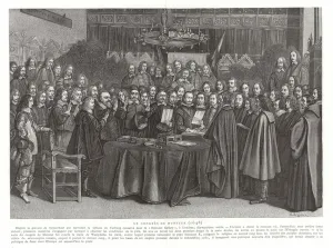 The Peace of Munster, 1648 (engraving) The Peace of Munster, 1648 (engraving)