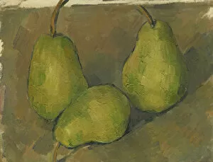 Impressionist paintings Collection: Three Pears, 1878-9 (oil on canvas)