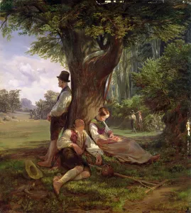 Peasants having a Siesta, 1841 (oil on panel) Peasants having a Siesta, 1841 (oil on panel)