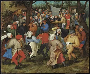 The Peasants Wedding (oil on wood)