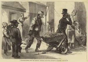 Peddling flying fish, Bridgetown, Barbados (engraving) Peddling flying fish, Bridgetown, Barbados (engraving)