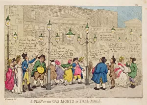 Images Dated 11th May 2010: A Peep at the Gas Lights in Pall Mall
