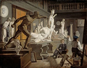 'Peintres de l'academie d'art de Copenhague, Danemark' Peinture de Knud Baade (1808-1879)
