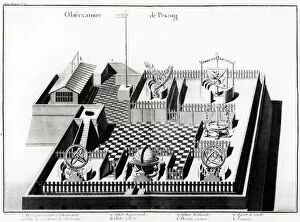 The Peking Observatory, illustration from Jean Baptiste du Halde's '