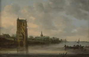 The Pelkus Gate near Utrecht, 1646 (oil on wood) The Pelkus Gate near Utrecht, 1646 (oil on wood)