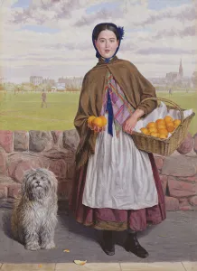 Peddler Gallery: Three a Penny, 1867 / 8 (oil on panel)