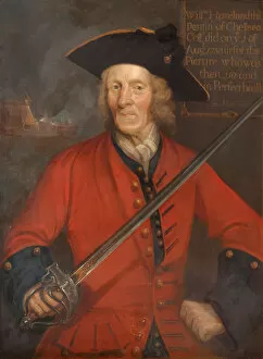 Ceremonial Dress Collection: In Pensioner William Hiseland, 1730 (oil on canvas)