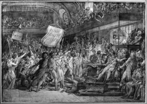 The People of Paris storm the Tuileries on 10 August, 1792 (pen & ink & wash on paper) The People of Paris storm the Tuileries on 10 August, 1792 (pen & ink & wash on paper)