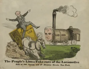 The peoples line--Take care of the locomotive, 1840 (woodcut with watercolour) The peoples line--Take care of the locomotive, 1840 (woodcut with watercolour)