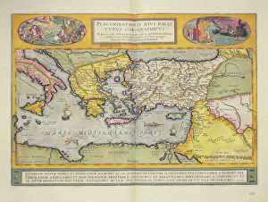 Peregrinationis Divi Pauli Typus Corographicus page from the Atlas Major' Peregrinationis Divi Pauli Typus Corographicus page from the Atlas Major'