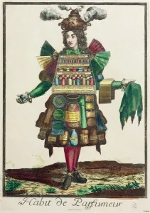 The Perfumers Costume (colour engraving) The Perfumers Costume (colour engraving)