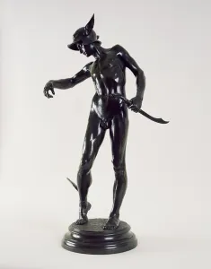 Perseus Arming, 1882 (bronze) (see also 353102) Perseus Arming, 1882 (bronze) (see also 353102)