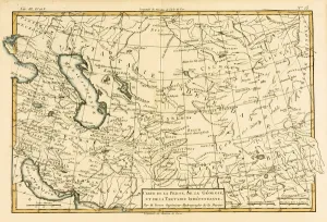 Persia, Georgia and Independent Tartary, from Atlas de Toutes les Parties Connues Persia, Georgia and Independent Tartary, from Atlas de Toutes les Parties Connues