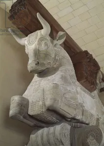 Persian style capital from a column of the Apadana, from the Palace of Darius the Great Persian style capital from a column of the Apadana, from the Palace of Darius the Great